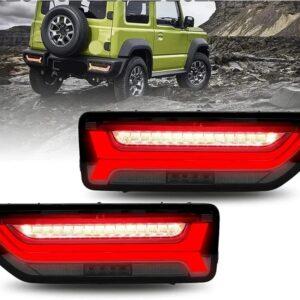 Smoked Lens LED Tail Lights Compatible For Suzuki JIMNY 2019-2023 Rear Lights Turn Signal Light Stop Brake Light Reverse Lamp Driving Lamp