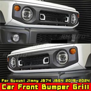 Car Front Bumper Grill Racing Grills Car Grille for Suzuki Jimny JB74 JB64 2019-2024 Body Kit Car Accessories